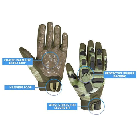 Tactical Camo Gloves