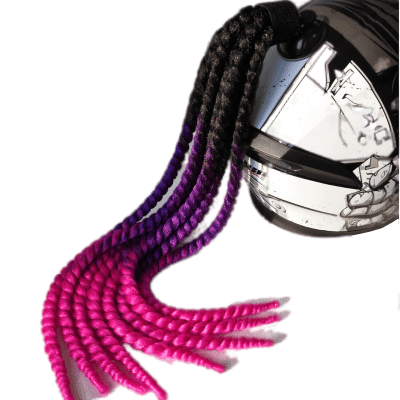 Helmet Braid Decorations - 9 colours available