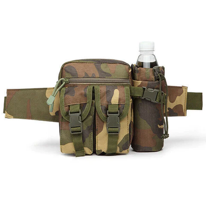 Tactical Waist Bag With Water Bottle Attachment - 7 colours available